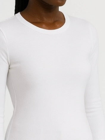 T-shirt manche longue cintré thermique femme