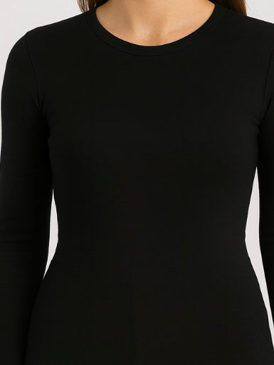 T-shirt manche longue cintré thermique femme